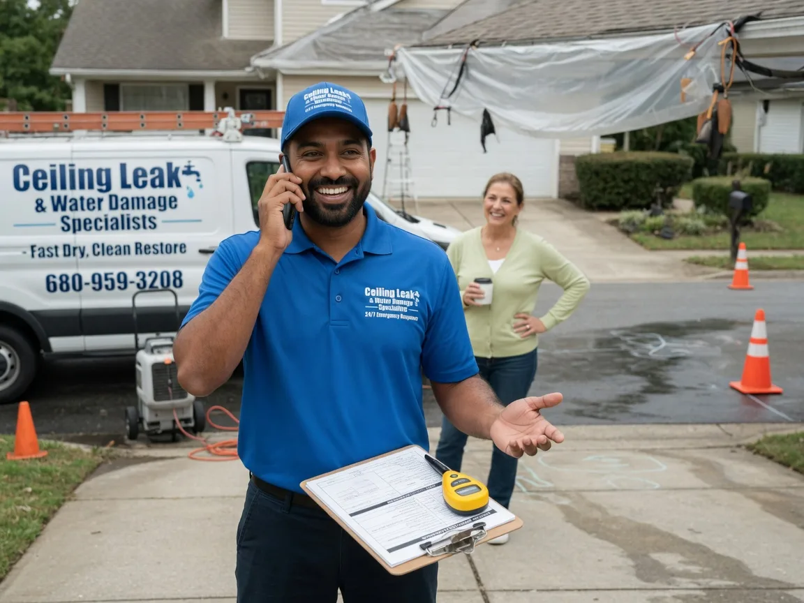 Ceiling Leak Cleanup Due West, SC FAQs